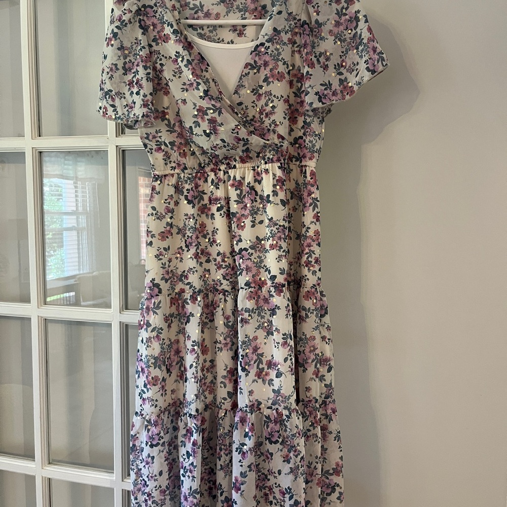 Floral Print Women's Dress
